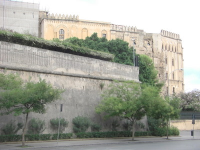 Norman Fortess on Island of Sicily (exterior wall).